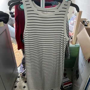 Striped Sleeveless Dress